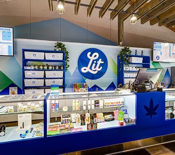 Inside Lit Dispensary Federal store in Denver - Lit Dispensary Inside Lit Dispensary Federal store in Denver