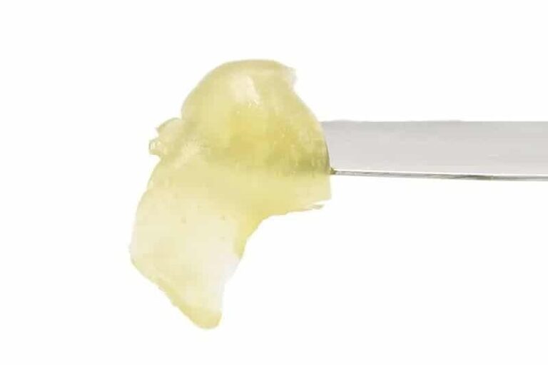 Live rosin concentrate on a dab tool - Lit Dispensary Live rosin concentrate on a dab tool